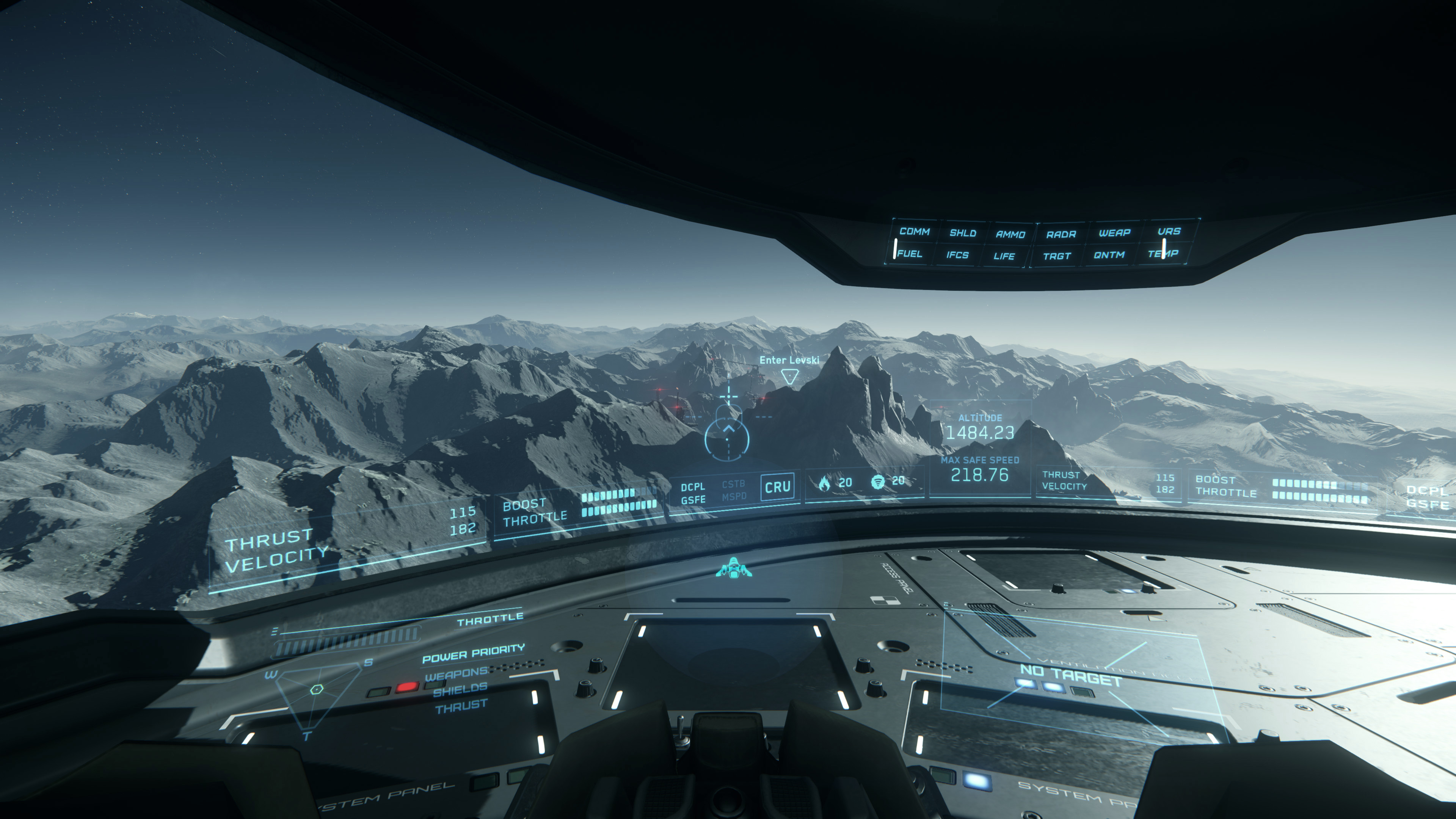 Star Citizen Planetary Landing Screen 7