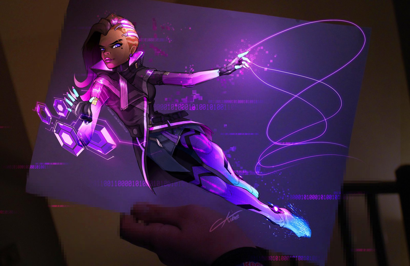 overwatch sombra fan art 13