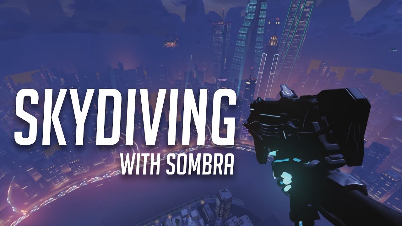Glitch Overwatch Sombra Skydivinggame Playing Info
