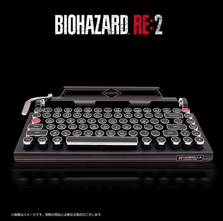 resident evil 2 typewriter keyboard